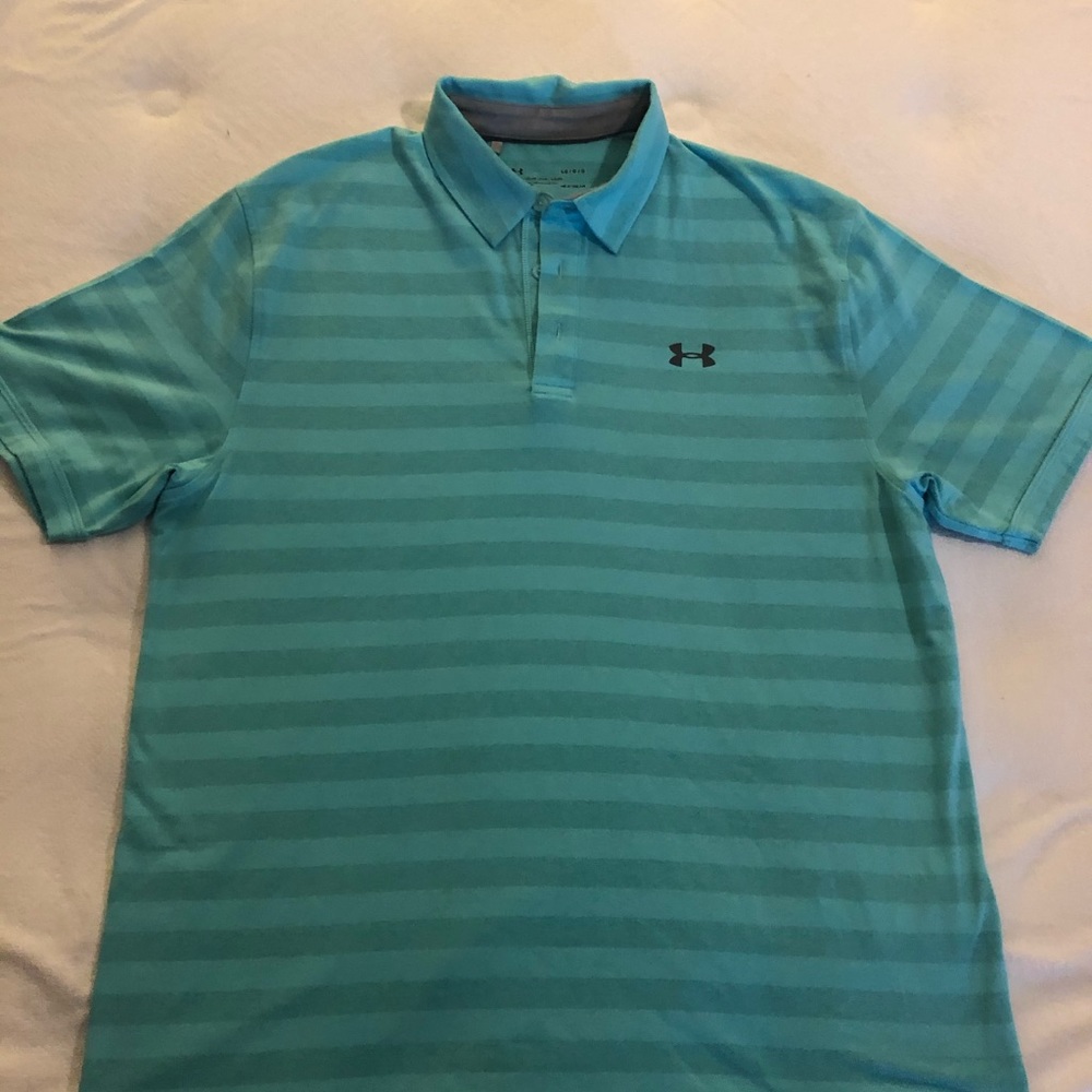 Under armour collared polo shirt size L